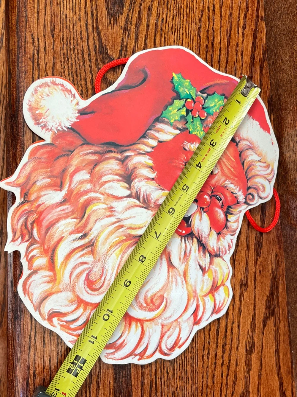 Vintage Santa Holiday Christmas Bag